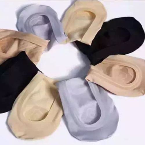 Spring and Summer Ice Silk Women‘s Low-Cut Liners Socks Fashion Invisible Shallow Mouth Non-Slip Women‘s Socks