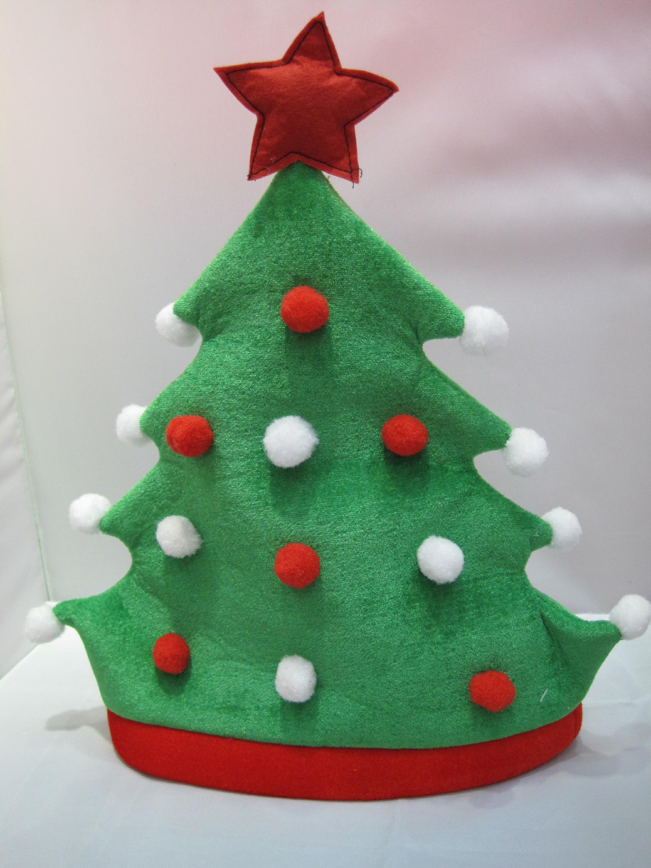 圣诞树帽树形圣诞帽立体卡通圣诞帽圣诞装饰物