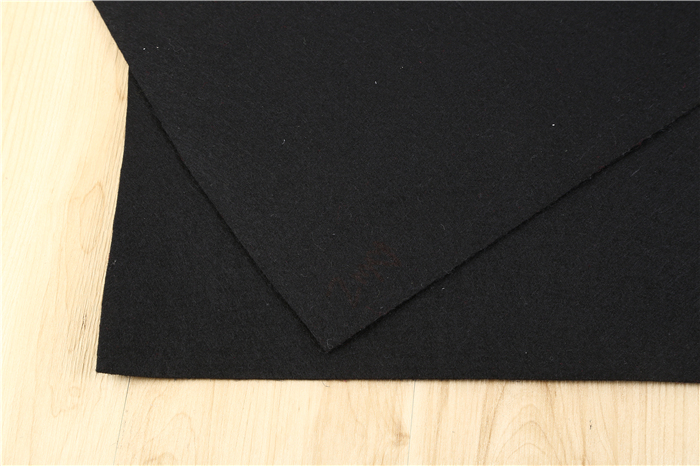 黑色全涤材质拉毛布 厂家直销 规格多样_ 义乌