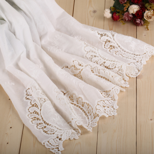 hualing lace color hollow embroidery cotton cloth clothing accessories