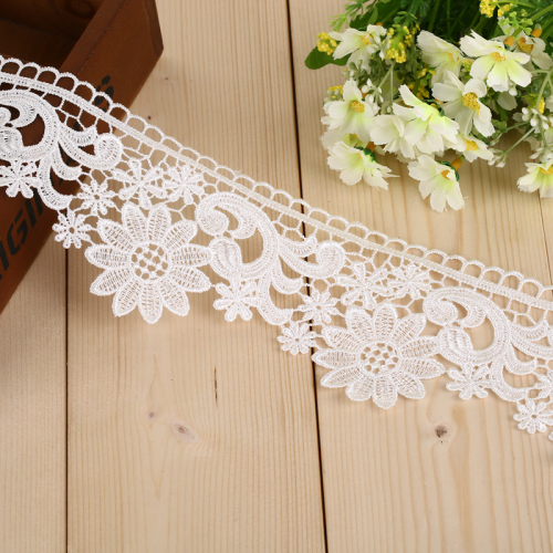 Hualing Lace Exquisite White Woven Hollow Lace Clothing Accessories