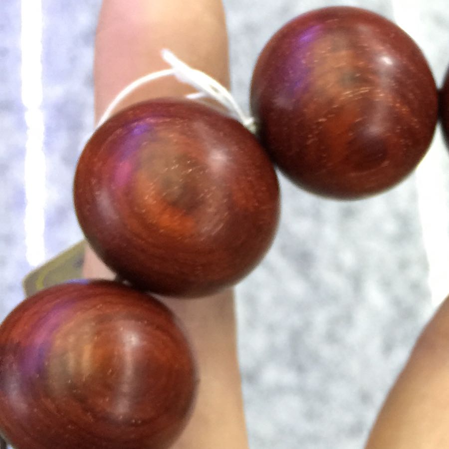 精品印度小叶紫檀满金星佛珠手链饰品礼品