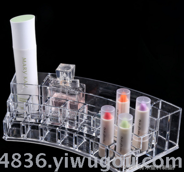 transparent cosmetic storage box acrylic desktop storage box plastic cosmetic container jewelry box lipstick holder wholesale