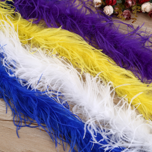 Multi-Color Fashion Feather Strip Stage Clothing Decorative Strip Factory Direct Sales