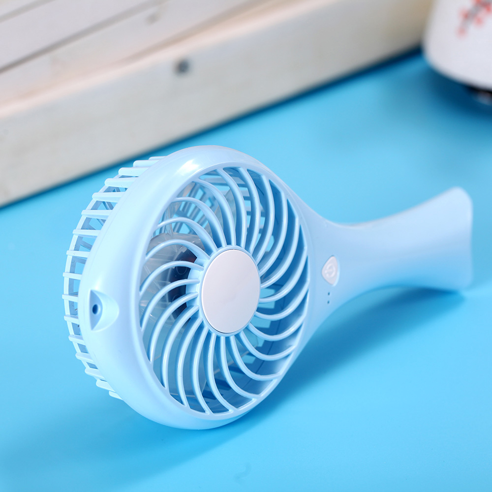 迷你小风扇 鱼宝宝USB充电手持风扇 创意新款掌上空调