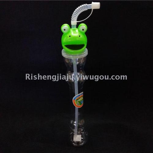 Hot Selling Juice Cup Frog Head Straw Cup RS-200350
