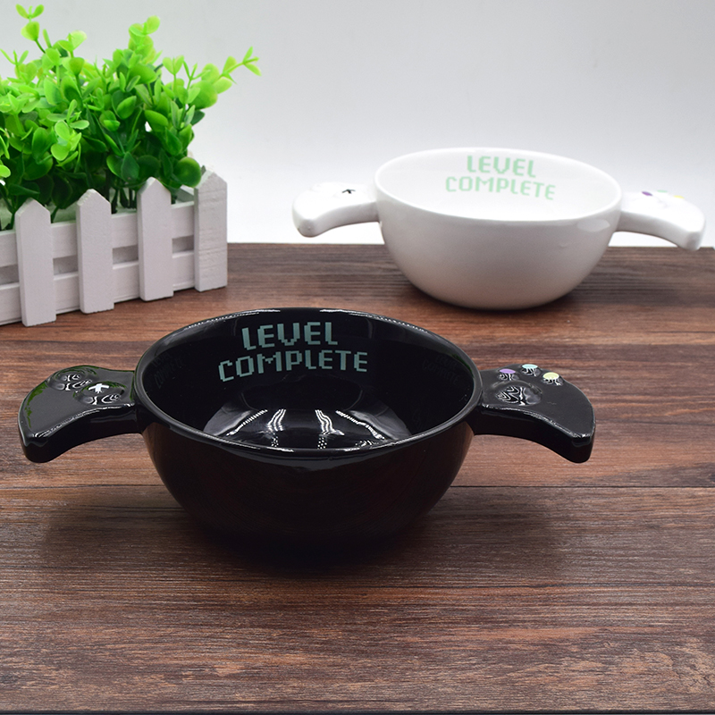 个性游戏碗 陶瓷餐具 创意礼品 简约搞怪游戏碗 新款