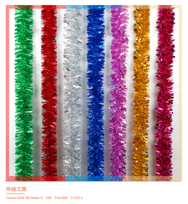 To celebrate the Christmas holiday wedding supplies color graduation party decorations colorful ribbon garland tops
