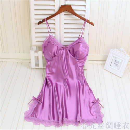 Summer Lace Suspenders Pajamas Sexy Charming Lady Sexy Nightdress