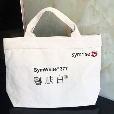 High grade canvas printing portable leisure shopping bag