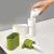 The kitchen detergent bottle storage rack three piece of sponge