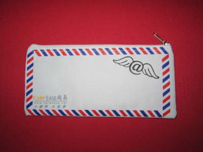 Zero wallet zipper pencil box pencil case bag envelope advertising students