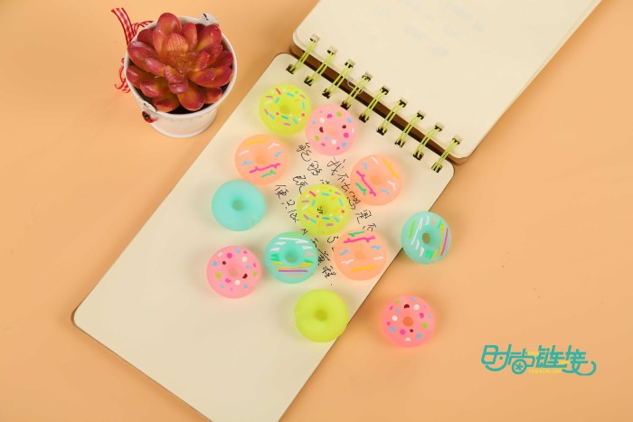 卡通造型甜甜圈中性笔_余姚弘烈制笔_义乌国