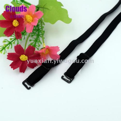 Factory Direct Sales 8mm Nylon Polyester Shoulder Strap Glue Buckle Finished Product Simple Customizable