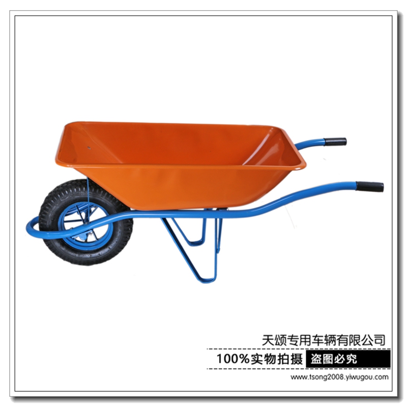 园艺独轮家用手推车铁车养殖场建筑工地小推车_天颂