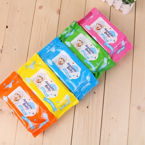 Newborn Wipes Sanitary Environmental Protection Wipes with Cover Wipe Baby Wipes