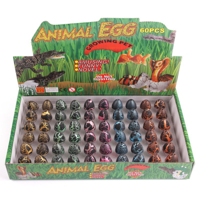Children's science and education toys wholesale trumpet black rift dinosaur hatching eggs deformed dinosaur eggs