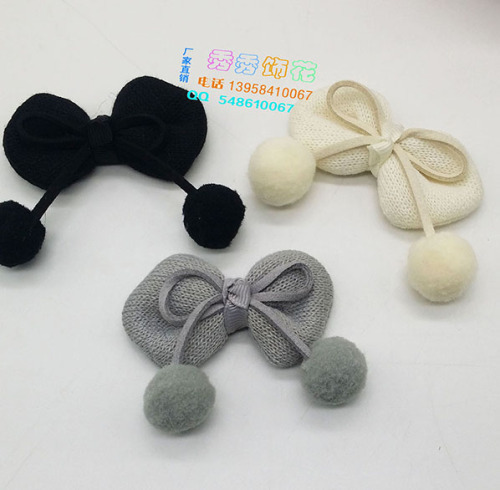 factory direct diy wool ball knot children‘s wear gloves leggings boots crafts accessories wholesale