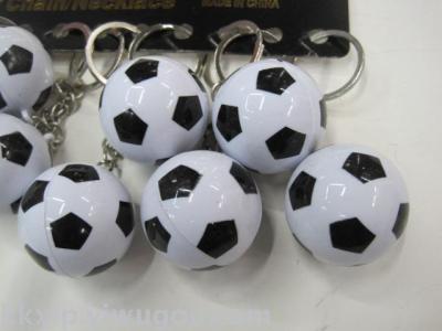 Football key ring hanging football key ring ABS black and white football key ring special wholesale factory