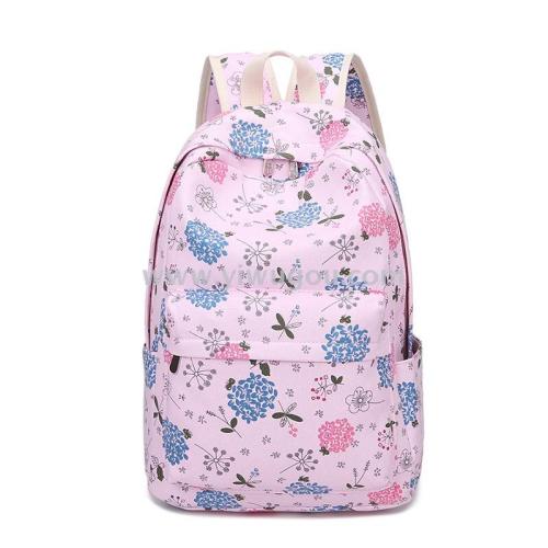 chenrui canvas backpack primary school student schoolbag female korean printed backpack casual middle school student schoolbag new wholesale