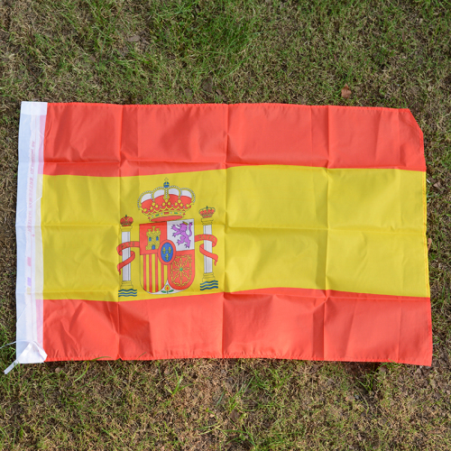 Wholesale Flags of All Countries in the World 90 * 150cm Polyester Printing Spanish Flag Factory Direct Sales