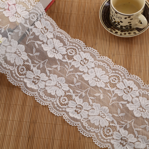 factory direct sales exquisite white cotton embroidery lace large lace clothing home doll clothes accessories
