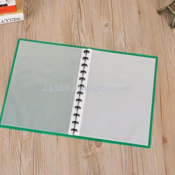 资料册10页蘑菇孔透明插页袋文件夹谱夹试卷