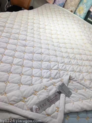All Cotton Washed Cotton Quilted Embroidery Summer Quilt Chanel Pattern