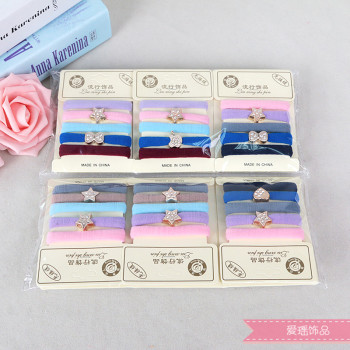 [时尚头饰品无接缝橡皮筋头饰发圈发绳头绳高弹力扎头发] 时尚头饰品无接缝橡皮筋头饰发圈发绳头绳高弹力扎头发