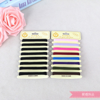 [耐用橡皮筋基础发圈头绳扎发绳发饰] 耐用橡皮筋基础发圈头绳扎发绳发饰