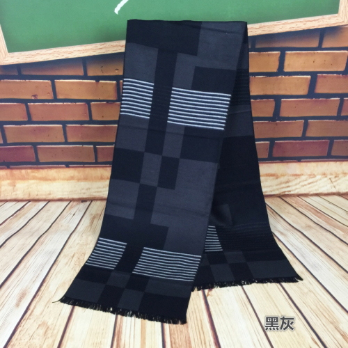 rayon fabric men‘s plaid pattern scarf fashion scarf fashion style