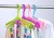 Plastic clothes rack multi-functional windproof clip sun rack with 8 clip socks underwear drying rack