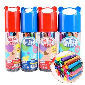 熊仔可水洗水彩笔 细杆掌握grasp 36色