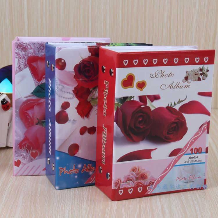 6寸96张相册插页式家庭成长纪念礼品影集