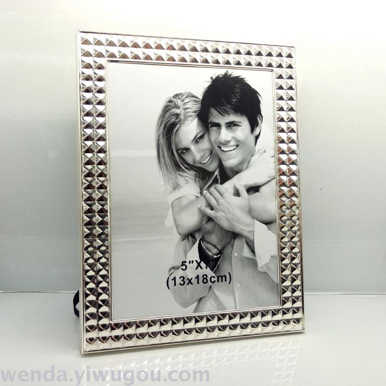 高档时尚礼品相框/金属镀银相框/家居及办公摆件