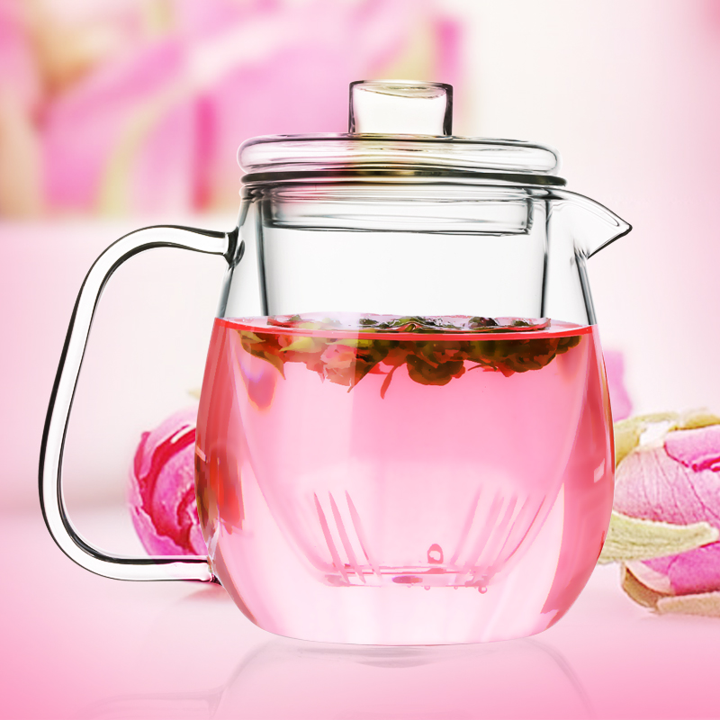 耐热高硼硅企鹅壶玻璃壶 创意内胆设计可加热保温功夫茶具