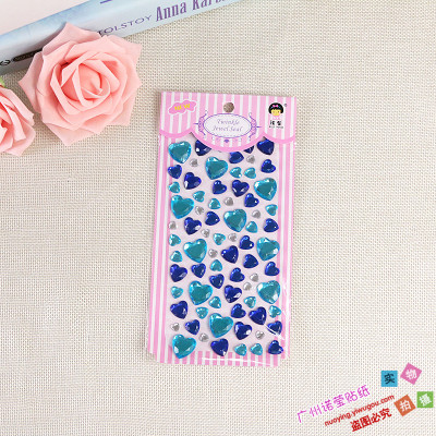 DIY manual paste mobile phone stickers diamond acrylic child stickers stickers