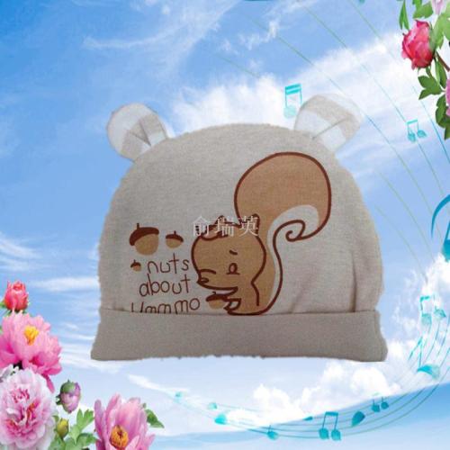 new baby products baby color cotton little squirrel hat baby hat factory direct sales