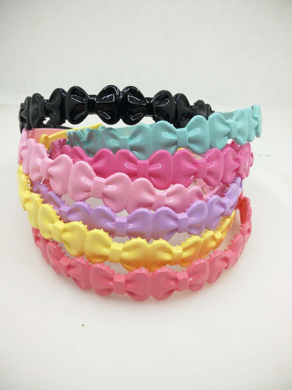 领结儿童发蔻 时尚百搭塑料发蔻