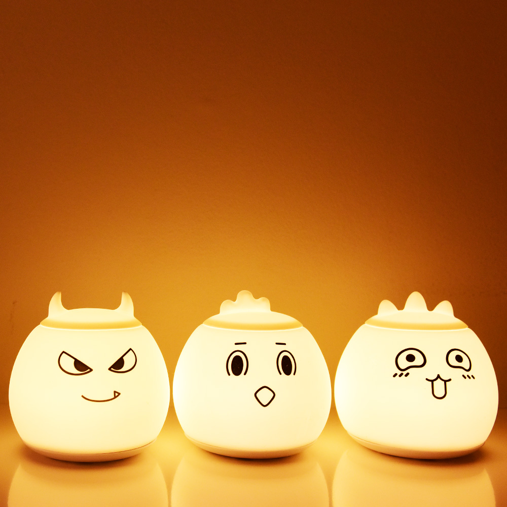 厂家直销多变硅胶灯七彩硅胶氛围灯 LED拍拍灯