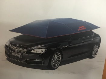 全自动移动折叠车篷汽车遮阳伞临时车棚汽车防