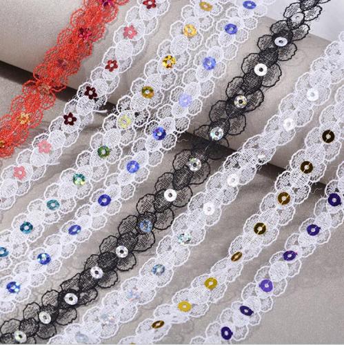 colorful Non-Elastic Lace Sequins Clothing Underwear Home Soft Decoration DIY Accessories