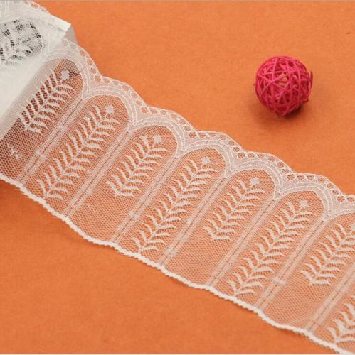 9cm non-elastic lace clothing underwear wedding dress transparent leaf lace accessories