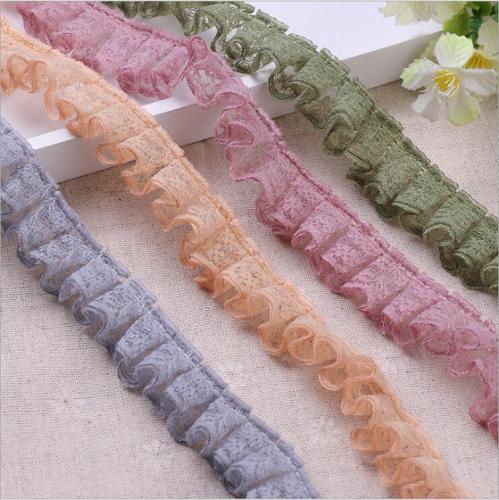 2.5cm double layer lace clothing underwear accessories lace trim jewelry ingredients