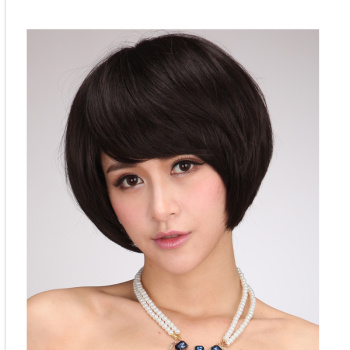 多色中高档化纤材质假发 女士假发套_ 义乌市