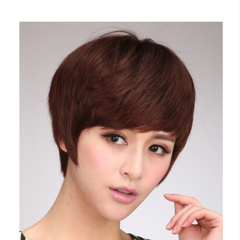 厂家直销 多色中高档化纤材质假发 长短均有_