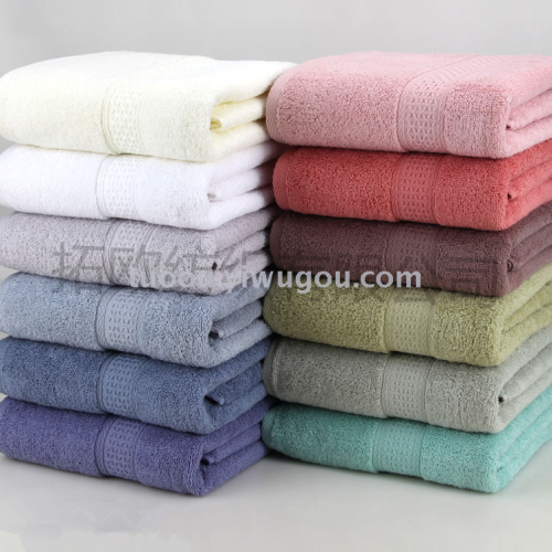 pure cotton plain jacquard satin multi-color square towel bath towel absorbent soft wholesale group buying supermarket gift towel