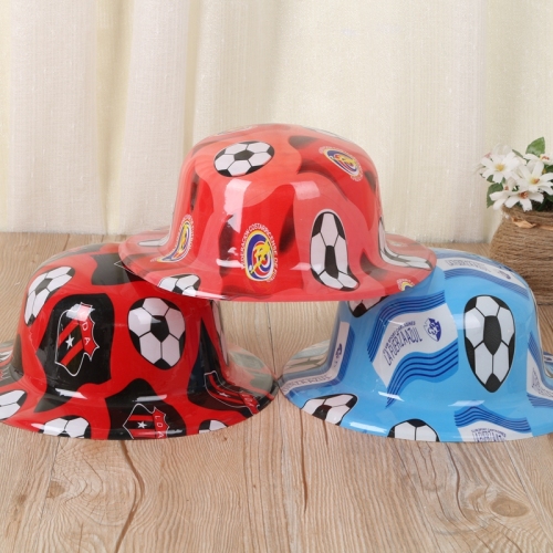 Children‘s Cartoon Plastic Hat Sun Hat Helmet All-Match Sun Hat World Cup Camouflage Hat 