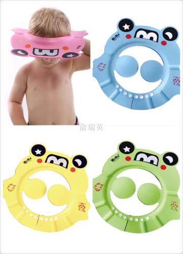 New children‘s Shampoo Cap Wholesale Shower Cap Infant Bath Cap Multifunctional Adjustable Panda Ear Protection Shower Cap