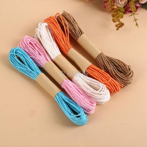 IY Handmade Natural Color Paper String Multi-Color Optional Decorative Materials 